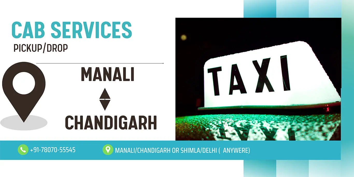 Manali to Chandigarh taxi service
